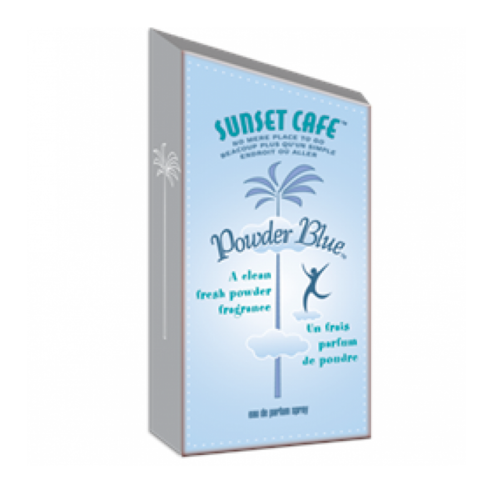 Sunset cafe powder online blue